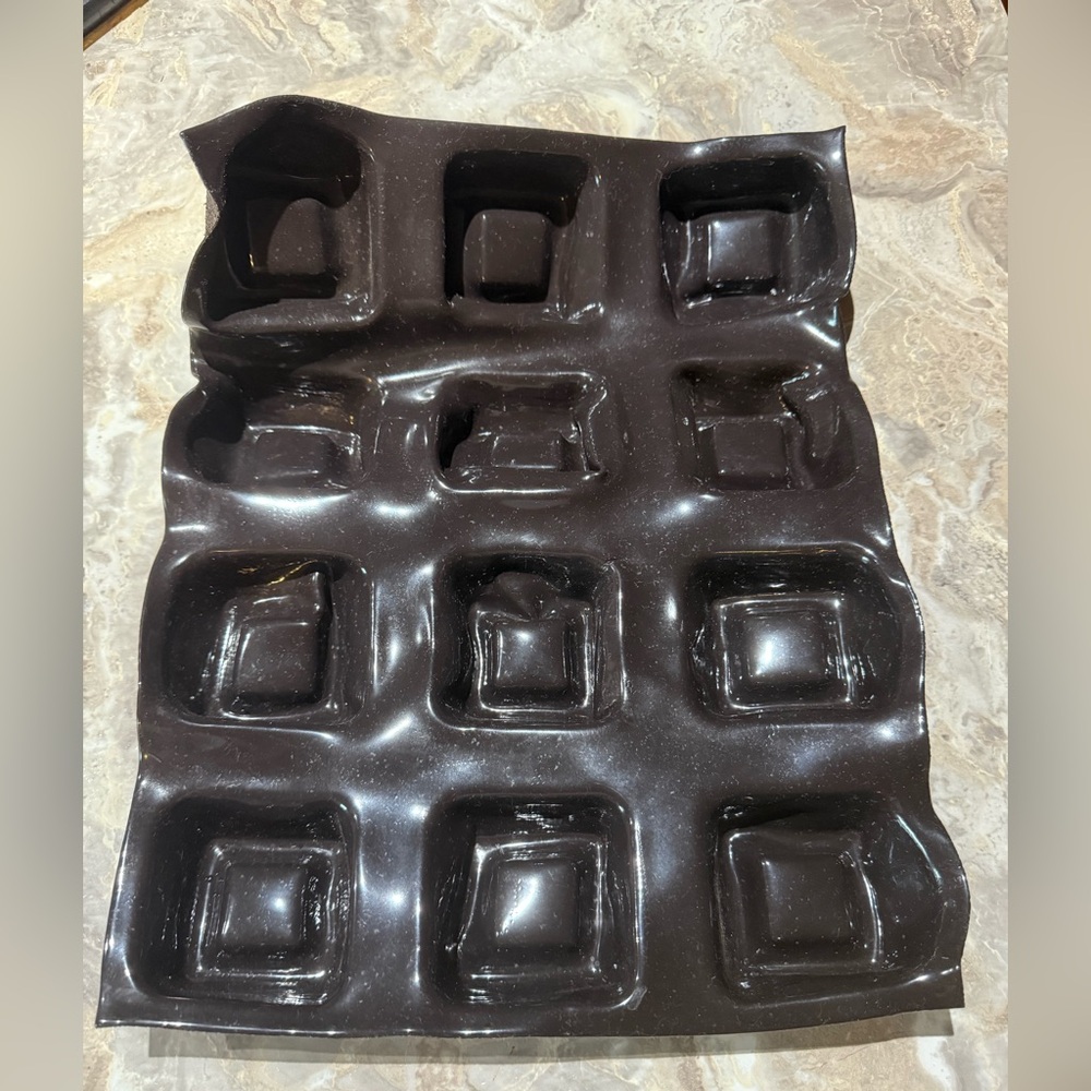 Demarle Non-Stick Flexipan Square tart Mold - Black